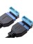 USB 3.0 19 20 Pin Dişi Erkek 90 Derece Yön Değiştirme Uzatma Adaptörü 2 Adet 4976 2