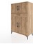 Hyperion Dolap 2 Raflı Tek Çekmeceli 4 Kapaklı 88X44X134 Çam-Çam 3