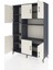 Hyperion Dolap 9 Raflı 6 Kapaklı 132X44X195 Antrasit-Aytaşı/antrasit 3
