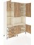 Hyperion Dolap 9 Raflı 3 Çekmeceli 5 Kapaklı 132X44X195 Aytaşı-Çam/çam 5