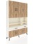 Arges Dolap 8 Raflı 2 Çekmeceli 6 Kapaklı 132X30X195 Aytaşı-Çam/aytaşı 2