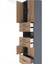 Hyperion Dolap 4 Raflı 5 Çekmeceli 4 Kapaklı 60X44X243 Antrasit-Çam 5