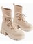 Casey Bej Kalın Tabanlı Bağcıklı Kadın Bot 2