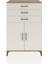 Hyperion Dolap Tek Raflı 3 Çekmeceli 2 Kapaklı 88X44X134 Çam-Aytaşı 1