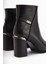 Lamia Siyah Toka Detaylı Topuklu Kadın Bot 5