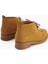 Henna Hakiki Deri Camel Süet Bağcıklı Kadın Bot 5
