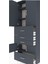 Arges Dolap 4 Raflı 4 Çekmeceli 4 Kapaklı 88X30X243 Antrasit-Antrasit 5
