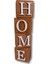 Beyaz Home Yazılı Ahşap Dekoratif Küpler El Yapımı Mini Blok Seti 4cm 3
