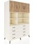 Kronos Dolap 8 Raflı 8 Çekmeceli 3 Kapaklı 132X59X195 Aytaşı-Çam/aytaşı 2