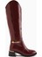 Kamilla Bordo Tokalı Kadın Çizme 1