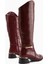 Kamilla Bordo Tokalı Kadın Çizme 5