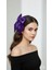Mor Saten Parlak Büyük Fiyonk Saç Tokası – Kadın Saç Aksesuarı 2