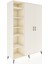 Hyperion Dolap 7 Raflı 2 Kapaklı Tek Askılı 132X44X195 Aytaşı-Aytaşı/aytaşı 2