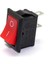 2 Pin Kırmızı Anahtar Switch Mini Buton KCD1 Plastik Açma Kapama ON / OFF 5A 220V 10A 125V Latch Kilitlemeli Rocker 5