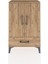 Arges Komodin 2 Raflı Tek Çekmeceli 2 Kapaklı 60X30X96 Çam-Çam 1