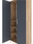 Hyperion Dolap 3 Raflı 2 Kapaklı Tek Askılı 88X44X195 Çam-Antrasit 5