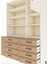 Hyperion Dolap 8 Raflı 8 Çekmeceli Tek Kapaklı 132X44X195 Aytaşı-Aytaşı/çam 4