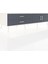Kronos Tv Ünitesi Tek Raflı 2 Çekmeceli 2 Kapaklı 176X59X51 Aytaşı-Antrasit/antrasit 2