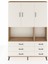 Arges Dolap 6 Raflı 6 Çekmeceli 3 Kapaklı 132X30X195 Çam-Aytaşı/aytaşı 1