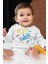 Organik %100 Pamuk Space Uzay Baskılı Uzun Kollu Bebek Çıtçıtlı Body Badi Zıbın Tulum 5377 1