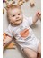 Organik %100 Pamuk Little Pumpkin Baskılı Kısa Kollu Çıtçıtlı Bebek Body Badi Zıbın Tulum 5540 1