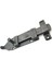 Antika Tarz Dekoratif Pirinç Yassı Kapı Sürgüsü - 35X145 Mm, Oksit ( Lisinya ) 1