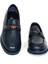 Hakiki Deri Lacivert Loafer Erkek Ayakkabı Eva Taban - 3718 3