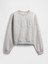 Kadın Açık Gri Vintagesoft Gap Logo Wedge Sweatshirt 2