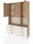 Arges Dolap 6 Raflı 6 Çekmeceli 3 Kapaklı 132X30X195 Çam-Çam/aytaşı 3