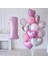 Pembe Doğum Günü Partisi - Kalpli Pembe Balon Konsepti - Yaş Günü Partisi 1