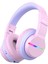 LED Işıklı Güvenli Ses Sınırlı 85 Saat Oynatma Süreli Çocuk Kulaklığı Renkli 1