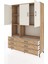Hyperion Dolap 6 Raflı 6 Çekmeceli 3 Kapaklı 132X44X195 Çam-Aytaşı/çam 3