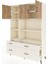 Hyperion Dolap 8 Raflı 4 Çekmeceli 3 Kapaklı 132X44X195 Aytaşı-Çam/aytaşı 3