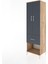 Hyperion Dolap 4 Raflı Tek Çekmeceli 2 Kapaklı 60X44X195 Çam-Antrasit 3