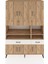 Hyperion Dolap 8 Raflı 2 Çekmeceli 6 Kapaklı 132X44X195 Çam-Çam/aytaşı 1