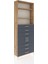 Arges Dolap 4 Raflı 6 Çekmeceli 2 Kapaklı 88X30X243 Çam-Antrasit 2