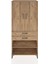 Hyperion Dolap 2 Raflı 2 Çekmeceli Tek Askılı 88X44X195 Çam-Çam 1