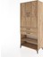 Hyperion Dolap 2 Raflı 2 Çekmeceli Tek Askılı 88X44X195 Çam-Çam 3