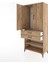 Hyperion Dolap 2 Raflı 2 Çekmeceli Tek Askılı 88X44X195 Çam-Çam 4