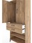 Hyperion Dolap 2 Raflı 2 Çekmeceli Tek Askılı 88X44X195 Çam-Çam 5