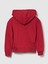 Kız Çocuk Kırmızı Relaxed Gap Logo Fermuarlı Kapüşonlu Sweatshirt 2
