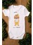 Organik %100 Pamuk Teddy Bear Hello Baskılı Bebek Body Kısa Kollu Badi Çıtçıtlı Zıbın 5298 1