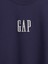 Erkek Lacivert Heavyweight Oversized Gap Logo Bisiklet Yaka Sweatshirt 3