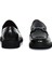 Hakiki Açma Deri Loafer Siyah Erkek Ayakkabı Eva Taban - 2000 4