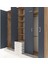 Hyperion Dolap 6 Raflı 6 Çekmeceli 4 Askılı 220X44X243 Çam-Antrasit/aytaşı 4