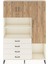 Arges Dolap 8 Raflı 4 Çekmeceli 3 Kapaklı 132X30X195 Aytaşı-Çam/aytaşı 1