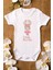 Organik %100 Pamuk Little Ballerina Balerin Baskılı Bebek Body Kısa Kollu Çıtçıtlı Badi Zıbın 5311 1