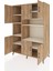 Kronos Dolap 9 Raflı 6 Kapaklı 132X59X195 Çam-Çam/aytaşı 3