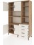 Hyperion Dolap 9 Raflı 4 Çekmeceli 4 Kapaklı 132X44X195 Çam-Aytaşı/aytaşı 3