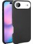 iPhone 17 Air Kılıf M-Safe Şarj Özellikli Pu Deri Görünümlü Noir Kupra Kapak - Siyah 1